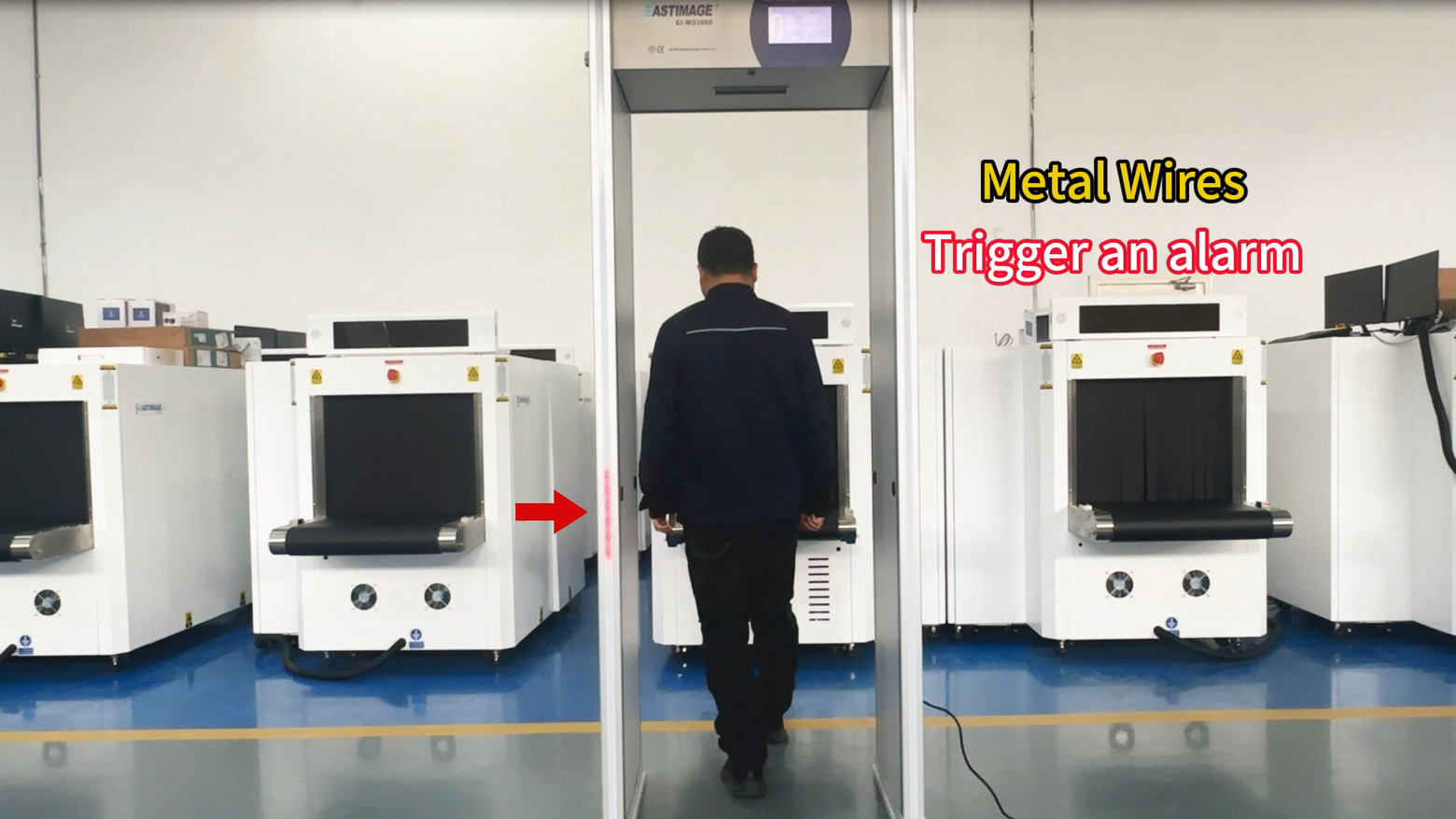 تم شحن 30 وحدة من أجهزة الكشف عن المعادن EASTIMAGE MD3000 إلى إسرائيل: معدات المسح الأمني ​​تحظى بالاعتراف في الخارج